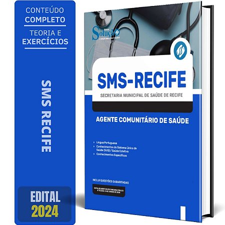 Apostila SMS Recife 2024 - Agente Comunitário de Saúde