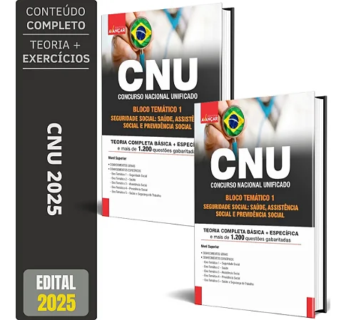 Apostila CNU 2025 - BLOCO 1 - Conteúdo Completo