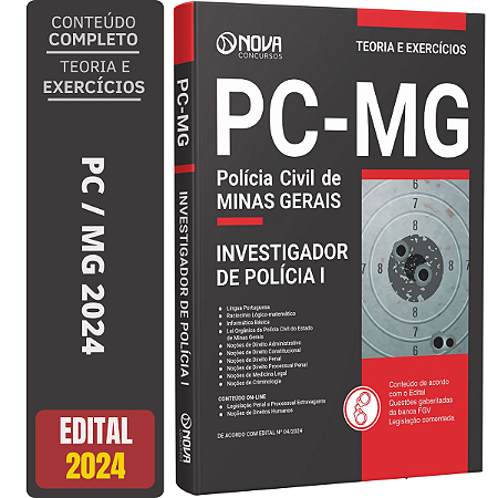 Apostila PC MG 2024 - Investigador