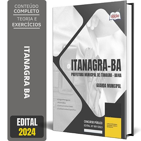 Apostila Prefeitura de Itanagra BA 2024 - Guarda Municipal