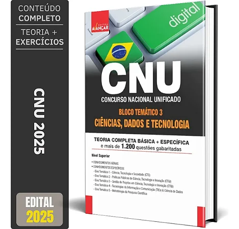 Apostila CNU 2025 - BLOCO 3 - Conteúdo Completo