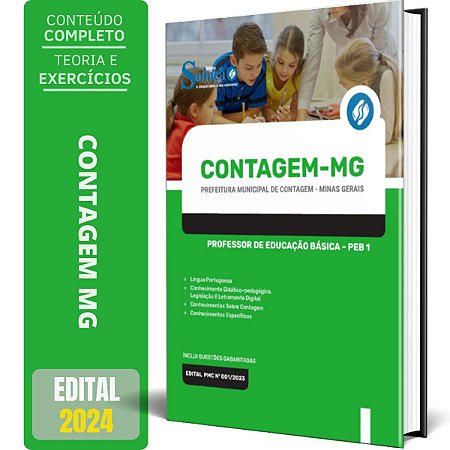 Apostila Prefeitura de Contagem - MG 2024 - Professor de Educação Básica - PEB 1