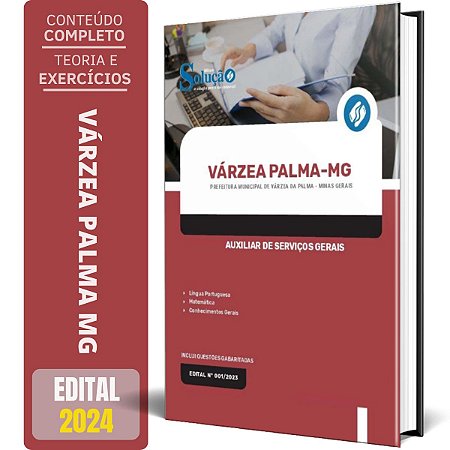 Apostila Prefeitura de Várzea da Palma MG 2024 - Oficial Administrativo