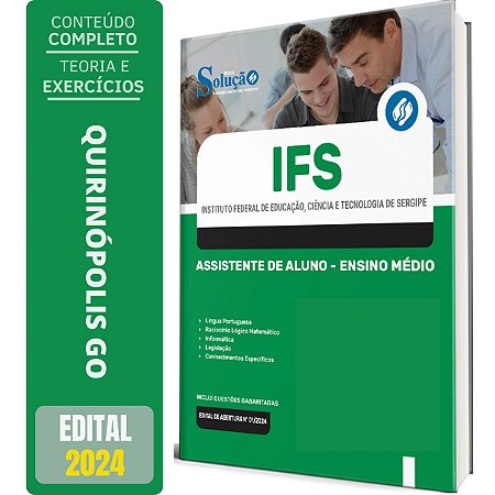 Apostila IFS 2024 - Assistente de Aluno Ensino Médio