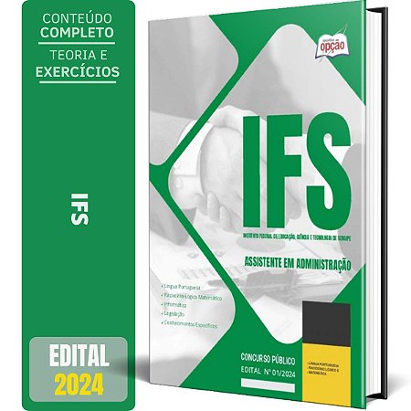 Apostila IFS 2024 - Assistente em Administração