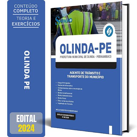 Apostila Prefeitura de Olinda PE 2024 - Agente de Trânsito e Transporte do Município