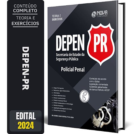 Apostila Concurso DEPEN PR 2024 - Policial Penal / Polícia Penal