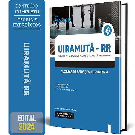 Apostila Prefeitura de Uiramutã RR 2024 - Auxiliar de Serviços de Portaria
