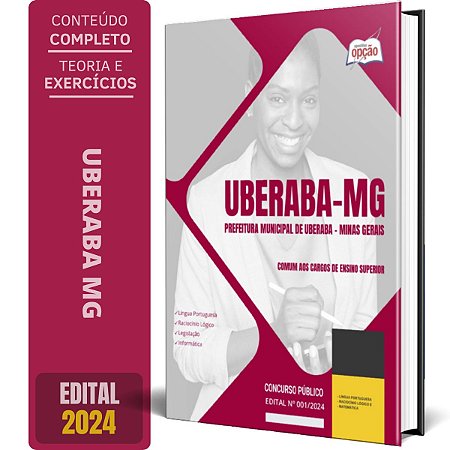Apostila Prefeitura de Uberaba MG 2024 - Comum aos Cargos de Ensino Superior
