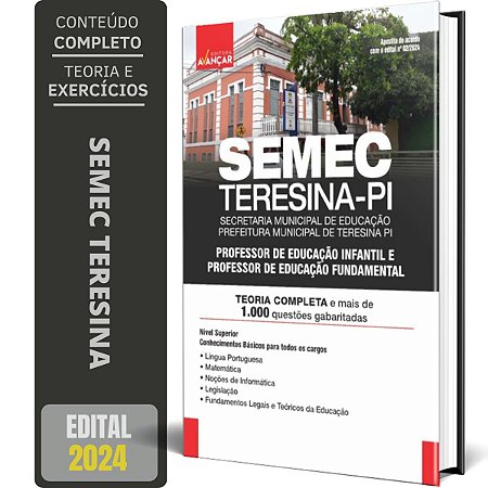 Apostila SEMEC TERESINA - PI - Conhecimentos básicos para todos Cargos