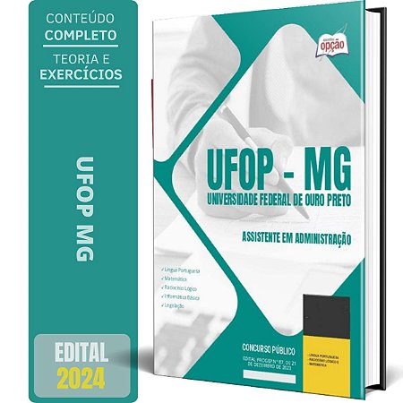 Apostila UFOP 2024 - Assistente em Administração