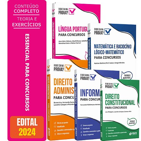 Apostila Essencial para Concursos - Coletânia Completa 2024
