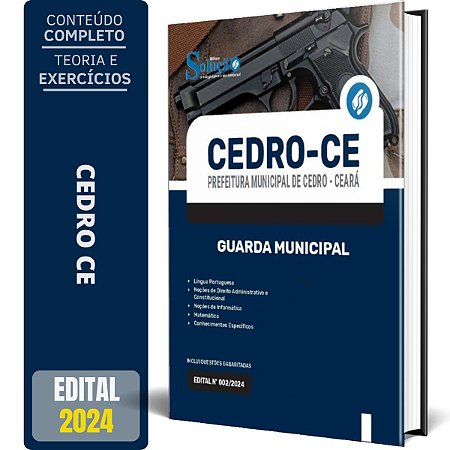 Apostila Prefeitura de Cedro CE 2024 - Guarda Municipal