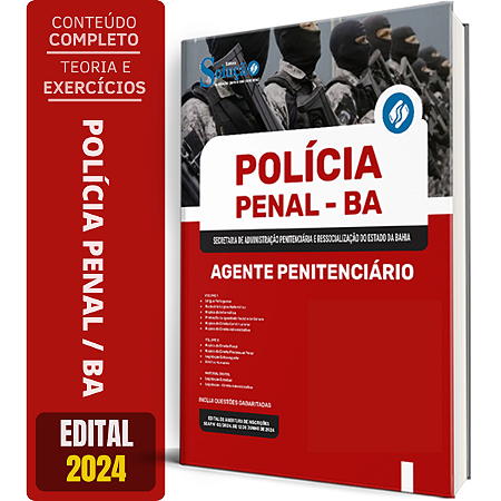 Apostila Polícia Penal / BA 2024 - Agente Penitenciário da Bahia