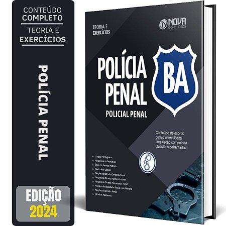 Apostila Polícia Penal BA 2024 - Policial Penal
