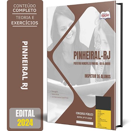 Apostila Prefeitura de Pinheiral RJ 2024 - Inspetor de Alunos