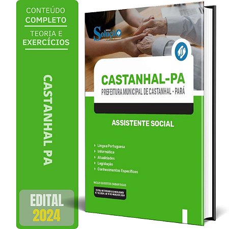 Apostila Prefeitura de Castanhal PA 2024 - Assistente Social