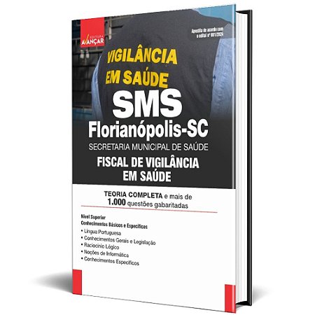 Apostila SMS Florianópolis SC 2024 - Técnico em Enfermagem