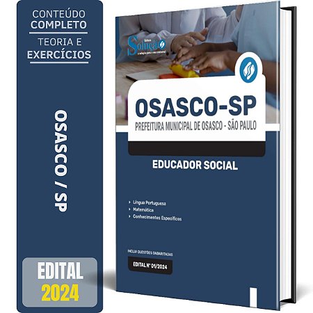 Apostila Prefeitura de Osasco SP 2024 - Educador Social