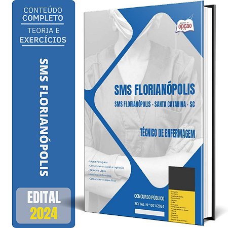 Apostila SMS Florianópolis SC 2024 - Técnico de Enfermagem