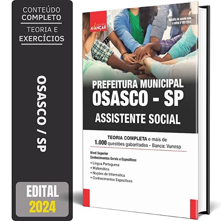 Apostila Prefeitura De Osasco Sp 2024 - Assistente Social
