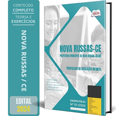 Apostila Prefeitura de Nova Russas CE 2024 - Professor de Educação Infantil