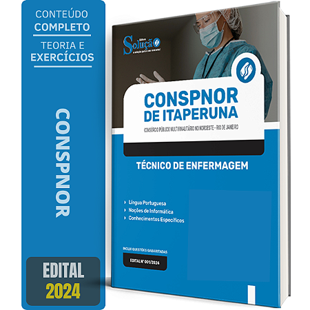 Apostila CONSPNOR de Itaperuna RJ 2024 - Técnico de Enfermagem