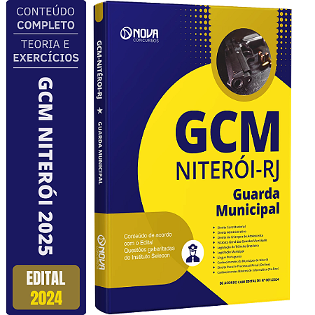 Apostila GCM Niterói RJ 2025 - Guarda Municipal