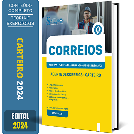 Apostila CORREIOS 2024 - Agente de Correios - CARTEIRO