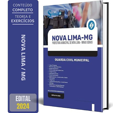 Apostila Prefeitura de Nova Lima MG 2024 - Guarda Civil Municipal