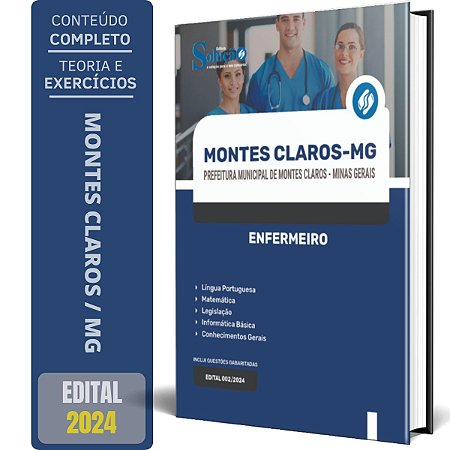 Apostila Concurso Montes Claros MG 2024 - Enfermeiro