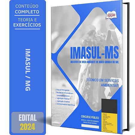 Apostila IMASUL MS 2024 - Técnico em Serviços Ambientais