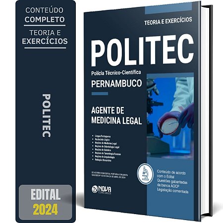 Apostila POLITEC PE 2024 - Agente de Medicina Legal