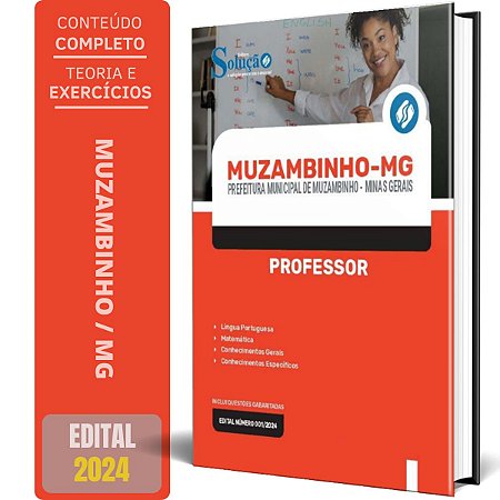 Apostila Prefeitura de Muzambinho MG 2024 - Professor