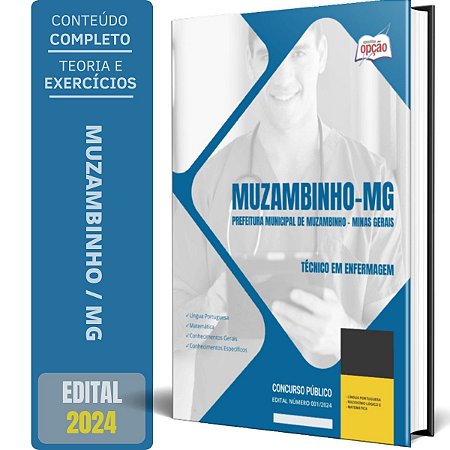Apostila Prefeitura de Muzambinho MG 2024 - Técnico em Enfermagem