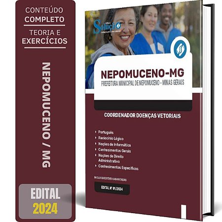 Apostila Prefeitura de Nepomuceno MG 2024 - Coordenador Doenças Vetoriais