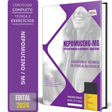 Apostila Prefeitura de Nepomuceno MG 2024 - Assistente Técnico de Educação Básica
