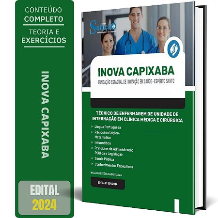 Apostila Fundação INOVA Capixaba ES 2024 - Técnico de Enfermagem de Unidade de Internação em Clínica Médica e Cirúrgic