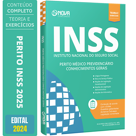 Apostila INSS 2025 - Perito Médico Federal - Conhecimentos Gerais