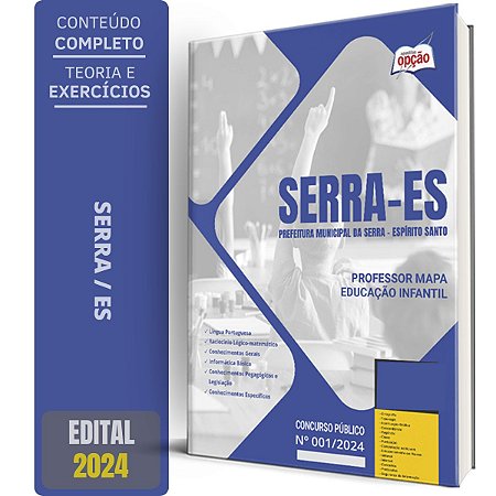 Apostila Prefeitura de Serra ES 2024 - Professor MAPA - Educação Infantil
