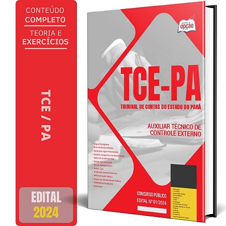 Apostila TCE PA 2024 - Auxiliar Técnico de Controle Externo