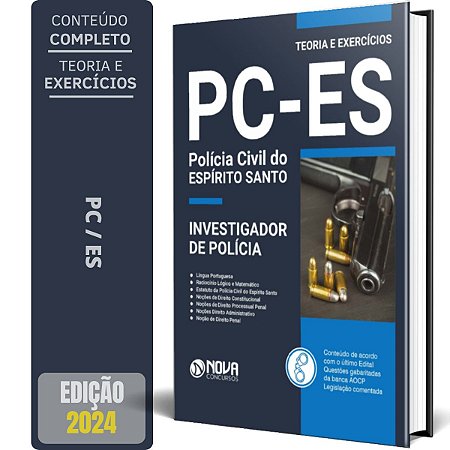 Apostila PC ES 2024 - Investigador de Polícia