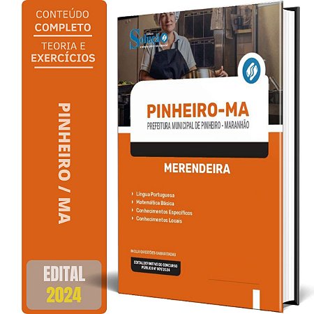 Apostila Prefeitura de Pinheiro MA 2024 - Merendeira