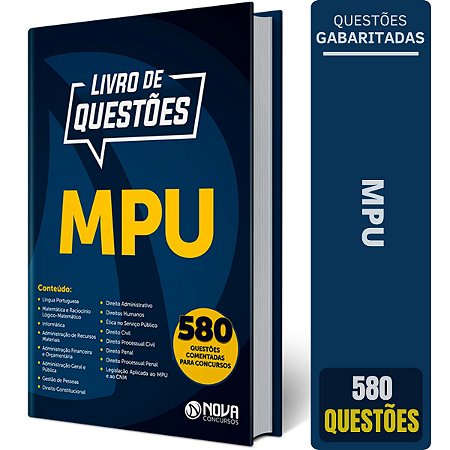 Apostila de Questões Comentadas MPU