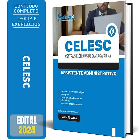 Apostila CELESC SC 2024 - Assistente Administrativo