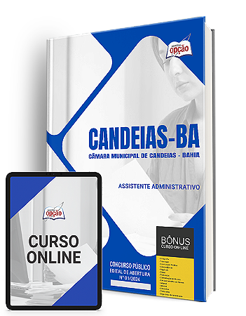 Apostila Câmara de Candeias BA 2024 - Assistente Administrativo