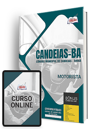 Apostila Câmara de Candeias BA 2024 - Motorista