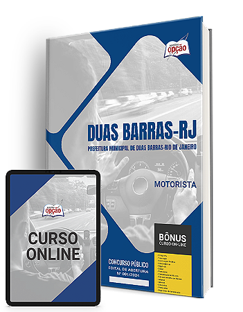 Apostila Prefeitura de Duas Barras RJ 2024 - Motorista