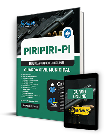 Apostila GCM de Piripiri PI 2024 - Guarda Civil Municipal