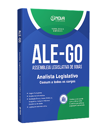 Apostila ALE GO 2024 - Analista Legislativo (Comum a Todos os Cargos)